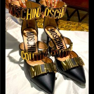 Moschino couture Milano lettering